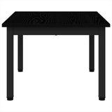 Coffee Table Black Oak 70 x 50 x 36 cm Engineered Wood - Rear View