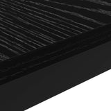 Coffee Table Black Oak 100 x 50 x 45 cm Engineered Wood - Low Angle