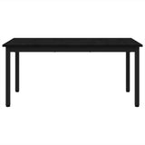 Coffee Table Black Oak 100 x 50 x 45 cm Engineered Wood - 45-Degree Angle