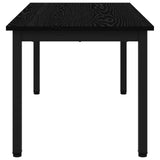 Coffee Table Black Oak 100 x 50 x 45 cm Engineered Wood