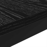 Coffee Table Black Oak 80 x 80 x 45 cm Engineered Wood - Low Angle