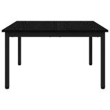 Coffee Table Black Oak 80 x 80 x 45 cm Engineered Wood