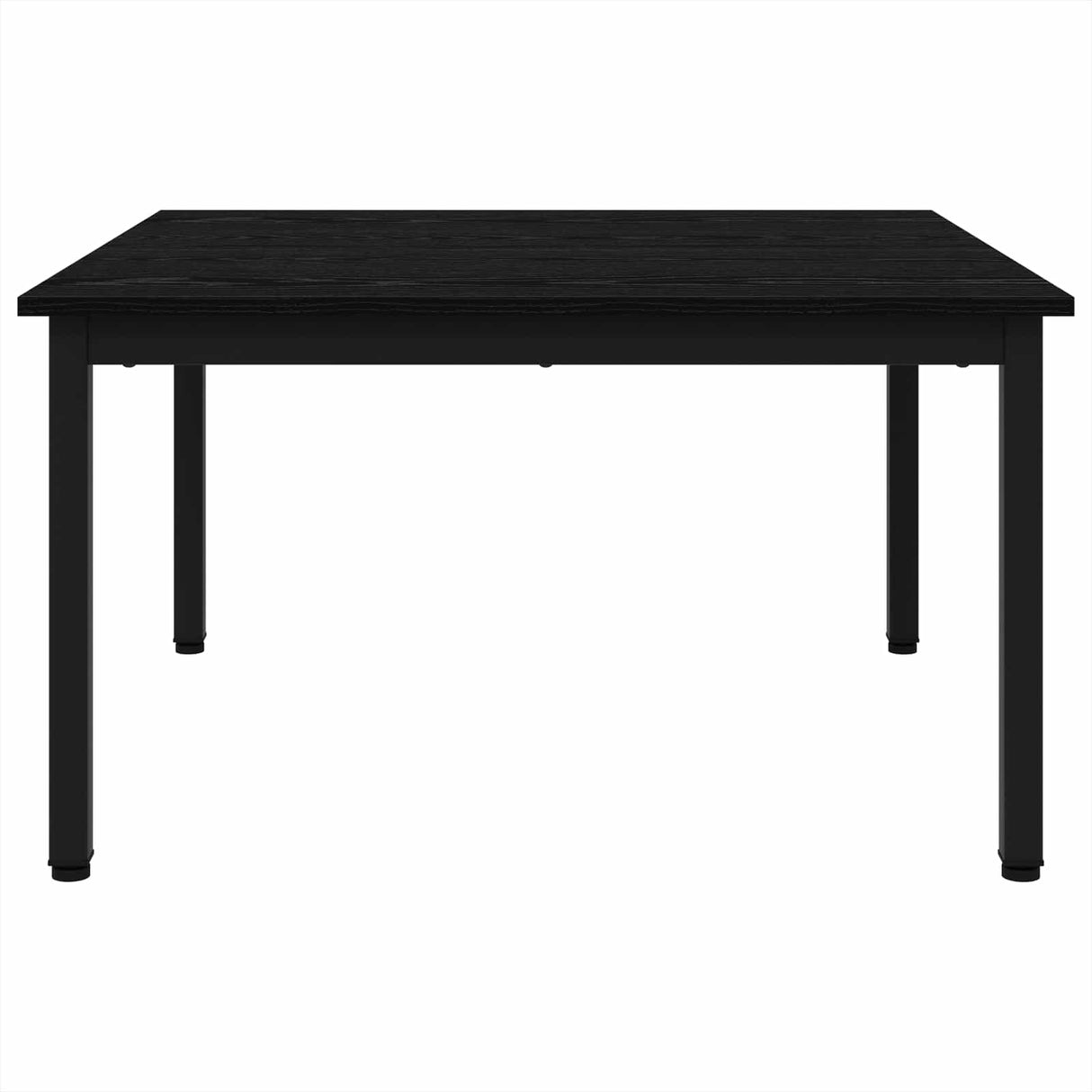 Coffee Table Black Oak 80 x 80 x 45 cm Engineered Wood