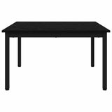 Coffee Table Black Oak 80 x 80 x 45 cm Engineered Wood - Rear View