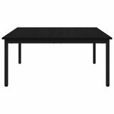 Coffee Table Black Oak 100 x 100 x 45 cm Engineered Wood