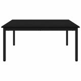 Coffee Table Black Oak 100 x 100 x 45 cm Engineered Wood