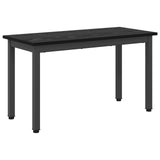 Bench Black Oak 80 x 35 x 45 cm Engineered Wood