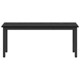 Bench Black Oak 110 x 35 x 45 cm Engineered Wood