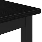 Dining Tables 60 x 60 x 75 cm Engineered Wood Black Oak Square