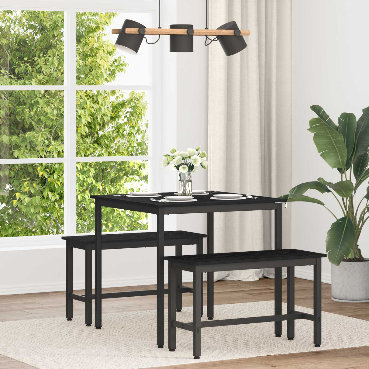 Dining Tables 80 x 80 x 75 cm METAL