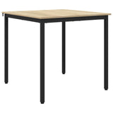 Dining Tables 80 x 80 x 75 cm Engineered Wood Sonoma Oak Square - Front View