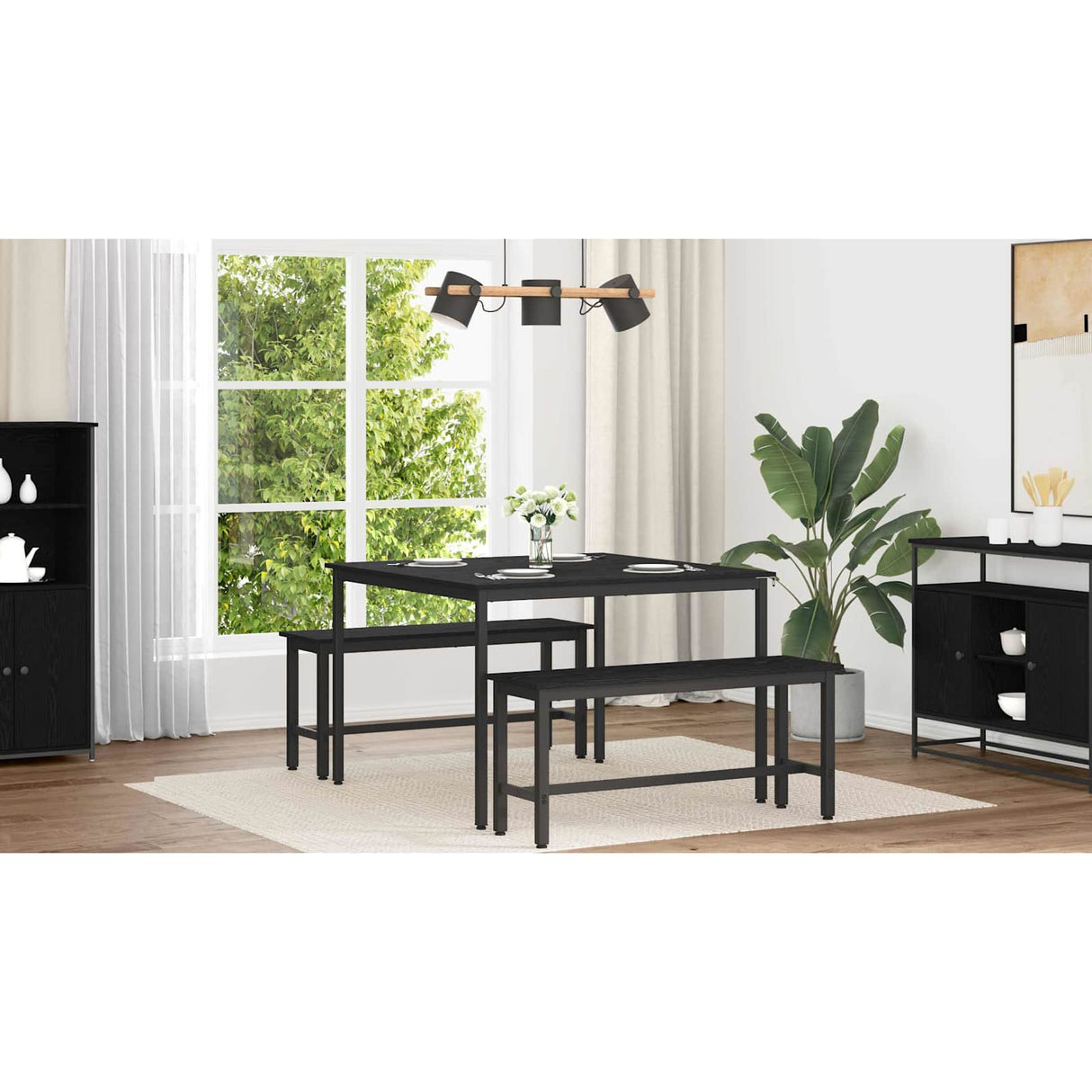 Dining Tables 110 x 110 x 75 cm METAL