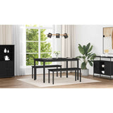 Dining Tables 140 x 80 x 75 cm METAL