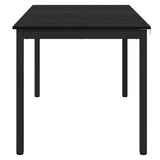 Dining Tables 140 x 80 x 75 cm METAL - Rear View