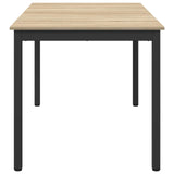 Dining Tables 140 x 80 x 75 cm Engineered Wood Sonoma Oak - Rear View