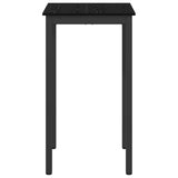 Standing Bar Table Engineered Wood - Rear View