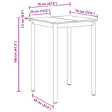 Standing Bar Table Engineered Wood