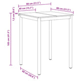 Standing Bar Table Engineered Wood - Low Angle