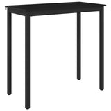 Standing Bar Table Engineered Wood - Front View