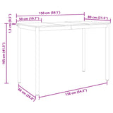 Dining Tables Engineered Wood - Extra Image