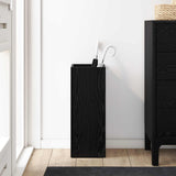 Umbrella Stand Black Oak 25 x 24.5 x 64 cm Engineered Wood - Top-Down View