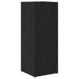 Umbrella Stand Black Oak 25 x 24.5 x 64 cm Engineered Wood - Front View