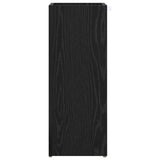Umbrella Stand Black Oak 25 x 24.5 x 64 cm Engineered Wood