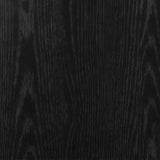 Umbrella Stand Black Oak 25 x 24.5 x 64 cm Engineered Wood
