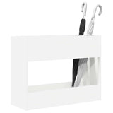 Umbrella Stand White 65 x 24 x 50 cm Engineered Wood