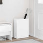 Umbrella Stand White 40 x 20 x 55.5 cm Engineered Wood