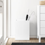 Umbrella Stand White 40 x 20 x 55.5 cm Engineered Wood - Top-Down View