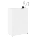 Umbrella Stand White 40 x 20 x 55.5 cm Engineered Wood