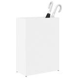Umbrella Stand White 40 x 20 x 55.5 cm Engineered Wood - Side View