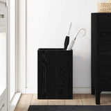 Umbrella Stand Black Oak 40 x 20 x 55.5 cm Engineered Wood