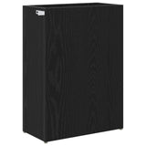 Umbrella Stand Black Oak 40 x 20 x 55.5 cm Engineered Wood - Close-Up Angle