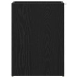 Umbrella Stand Black Oak 40 x 20 x 55.5 cm Engineered Wood - 45-Degree Angle
