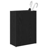 Umbrella Stand Black Oak 40 x 20 x 55.5 cm Engineered Wood - Side View