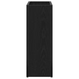 Umbrella Stand Black Oak 40 x 20 x 55.5 cm Engineered Wood - Rear View