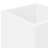 Umbrella Stand White 20 x 20 x 55.5 cm Engineered Wood