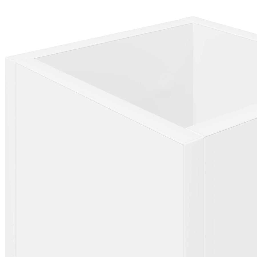 Umbrella Stand White 20 x 20 x 55.5 cm Engineered Wood