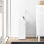 Umbrella Stand White 20 x 20 x 55.5 cm Engineered Wood