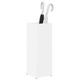 Umbrella Stand White 20 x 20 x 55.5 cm Engineered Wood - Side View