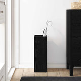 Umbrella Stand Black Oak 20 x 20 x 55.5 cm Engineered Wood - Top-Down View