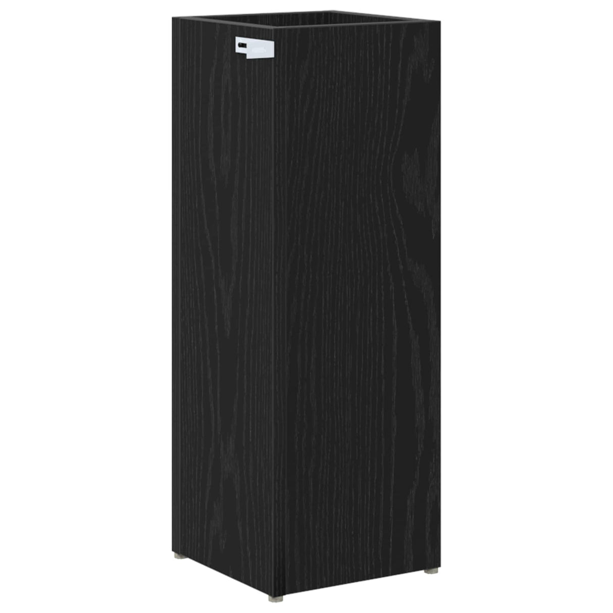 Umbrella Stand Black Oak 20 x 20 x 55.5 cm Engineered Wood