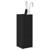 Umbrella Stand Black Oak 20 x 20 x 55.5 cm Engineered Wood - Side View