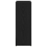 Umbrella Stand Black Oak 20 x 20 x 55.5 cm Engineered Wood