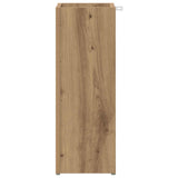 Umbrella Stand Artisan Oak 20 x 20 x 55.5 cm Engineered Wood - 45-Degree Angle