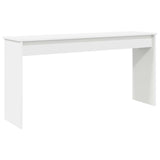 Keyboard Stand White 130 x 32 x 64 cm Engineered Wood - Front View