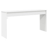 Keyboard Stand White 130 x 32 x 64 cm Engineered Wood - Close-Up Angle