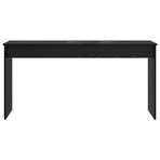 Keyboard Stand Black Oak 130 x 32 x 64 cm Engineered Wood